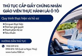 Giáo Viên Dạy Thực Hành Lái Xe