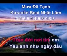 Mưa Đã Tạnh Karaoke